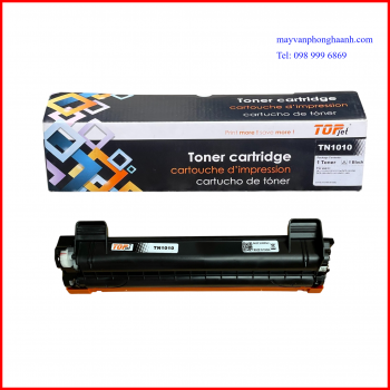Hộp mực Brother TN1010: Dùng cho máy Brother HL1111/ 1010/ 1110/ 1510/ 1511/ 1610/ 1616/ 1810/ 1811/ 1815/ 1200/ 1201/ 1901/1916 – Topjet