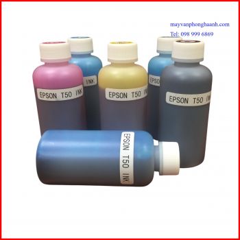 Mực nạp cho máy in phun mầu Epson - Lọ 100ml ( Bộ 6 mầu hoặc mua lẻ mầu )