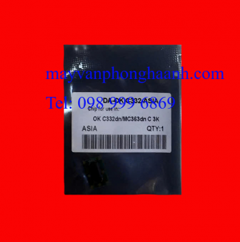 Chíp mực máy in OKI C332dn/ MC363dn - Chíp hộp mực máy in Oki C332dn/ MC363dn ( Mua bộ 4 mầu hoặc mua lẻ từng mầu )