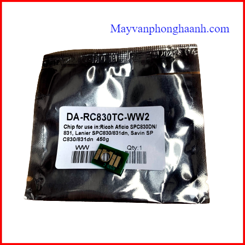 Chíp mực Ricoh SP C830/ Chíp mực Ricoh SP C831/ Chíp mực Ricoh SP830/ Chíp mực Ricoh SP831/ Chíp mực Ricoh C830/ Chíp mực Ricoh C8301/ Chíp mực Ricoh 830/ Chíp mực Ricoh 831/ Chíp mực máy in Ricoh mầu