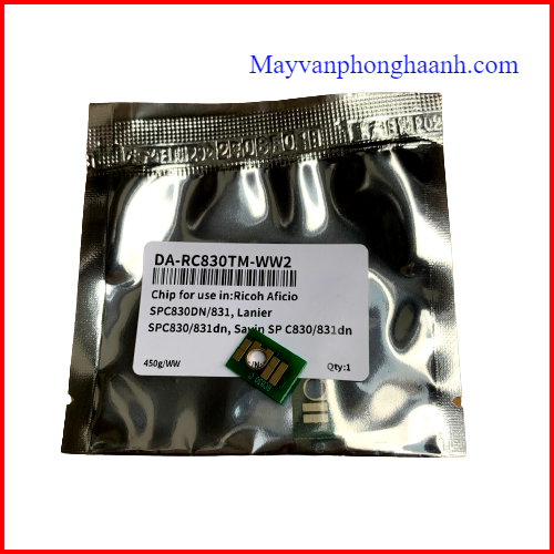 Chíp mực Ricoh SP C830/ Chíp mực Ricoh SP C831/ Chíp mực Ricoh SP830/ Chíp mực Ricoh SP831/ Chíp mực Ricoh C830/ Chíp mực Ricoh C8301/ Chíp mực Ricoh 830/ Chíp mực Ricoh 831/ Chíp mực máy in Ricoh mầu