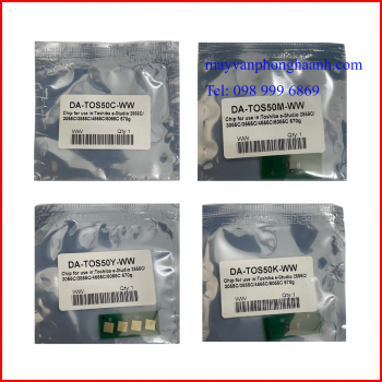 Chip mực Toshiba 2555C/ 3055C/ 3555C/ 4555C/ 5055C ( Mua bộ 4 mầu hoặc mua lẻ từng mầu )
