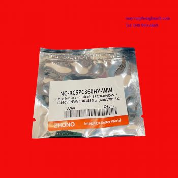 Chíp hộp mực máy in mầu Ricoh SP C360/ 361 ( Bộ 4 mầu hoặc mua lẻ mầu )