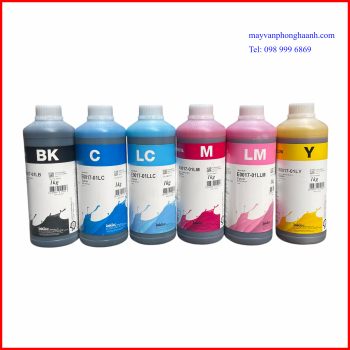 Mực Ink Tec: Mực nạp cho máy in phun Epson ( Bộ 6 mầu, hoặc mua lẻ mầu )